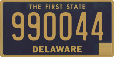 DE license plate 990044