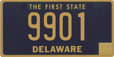 DE license plate 9901