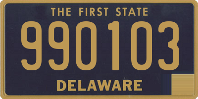 DE license plate 990103