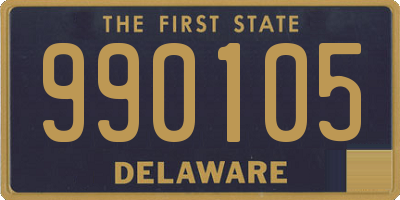 DE license plate 990105