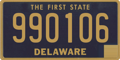 DE license plate 990106