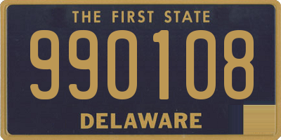 DE license plate 990108