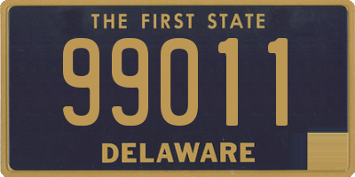 DE license plate 99011
