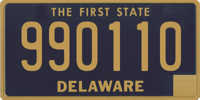 DE license plate 990110