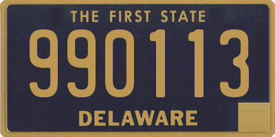 DE license plate 990113