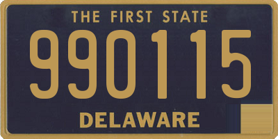 DE license plate 990115