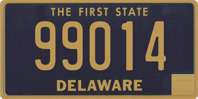 DE license plate 99014