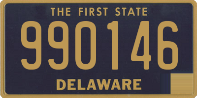 DE license plate 990146