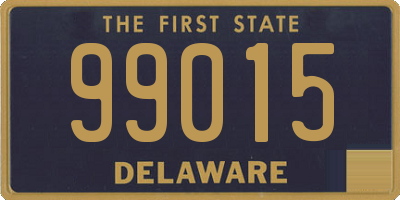 DE license plate 99015