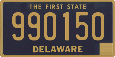 DE license plate 990150