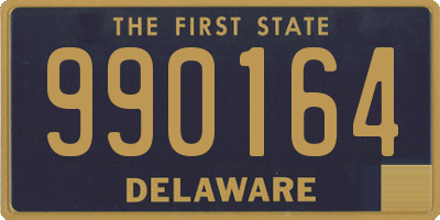 DE license plate 990164