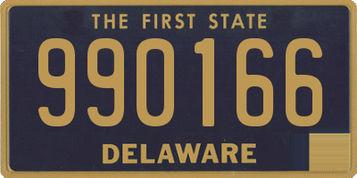 DE license plate 990166