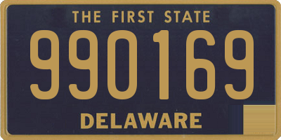 DE license plate 990169