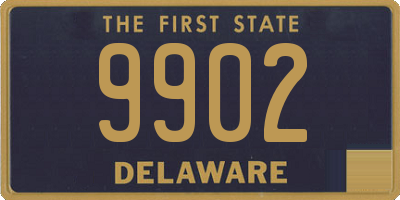 DE license plate 9902