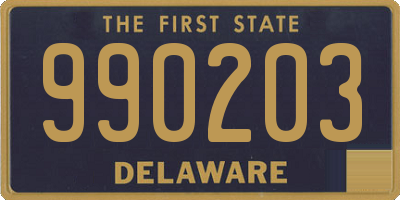 DE license plate 990203