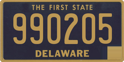 DE license plate 990205