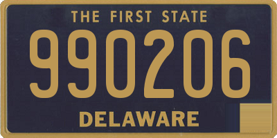 DE license plate 990206