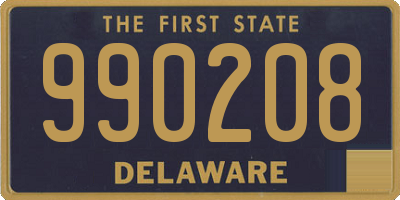 DE license plate 990208