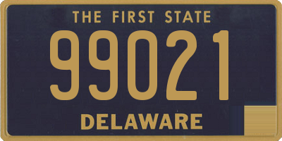 DE license plate 99021