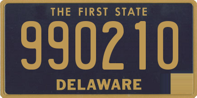 DE license plate 990210