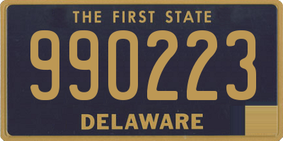 DE license plate 990223