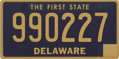 DE license plate 990227