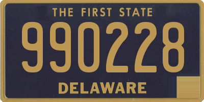 DE license plate 990228