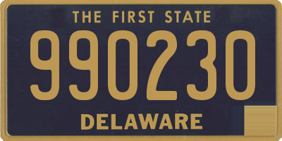 DE license plate 990230