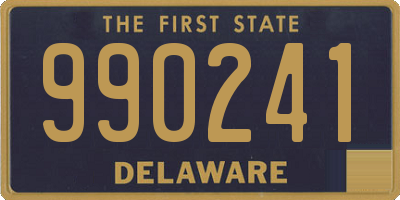 DE license plate 990241