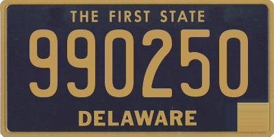 DE license plate 990250