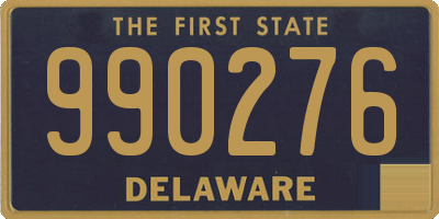 DE license plate 990276