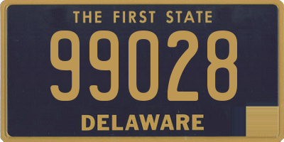 DE license plate 99028
