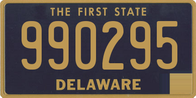 DE license plate 990295