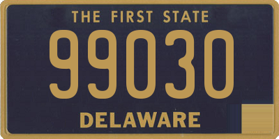 DE license plate 99030