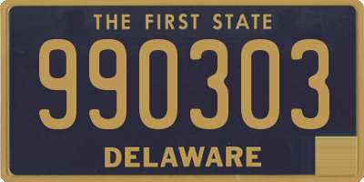 DE license plate 990303