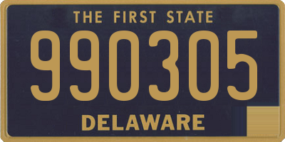 DE license plate 990305