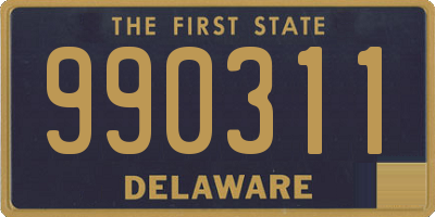 DE license plate 990311