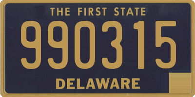 DE license plate 990315