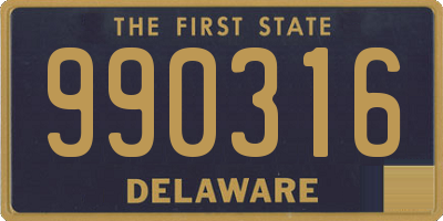 DE license plate 990316