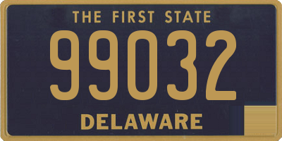 DE license plate 99032