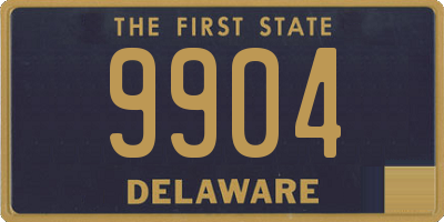 DE license plate 9904