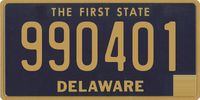 DE license plate 990401