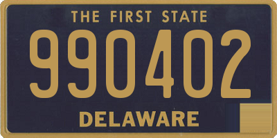 DE license plate 990402