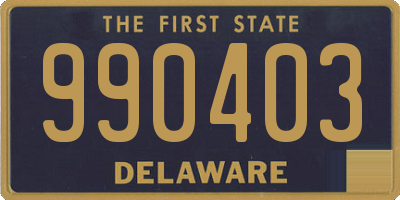 DE license plate 990403