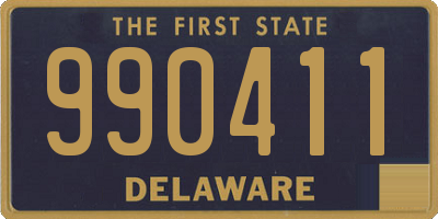 DE license plate 990411