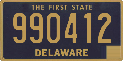 DE license plate 990412