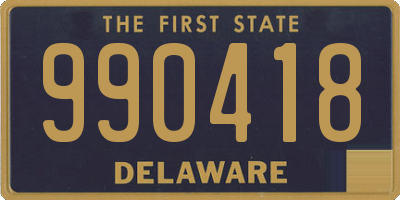 DE license plate 990418