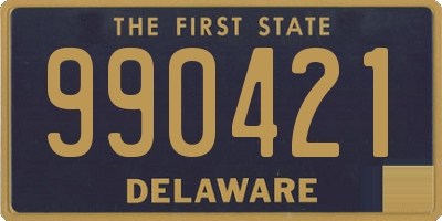 DE license plate 990421