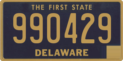 DE license plate 990429