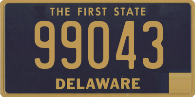 DE license plate 99043